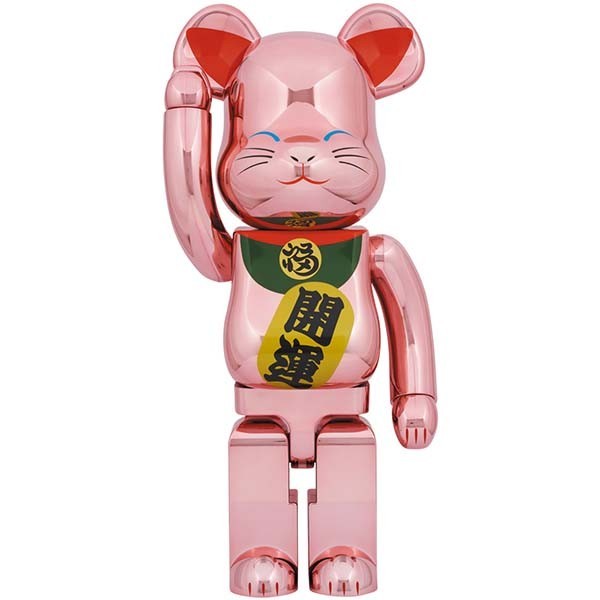 Yahoo!オークション -「BE@RBRICK 招き猫 桃金メッキ」の落札相場