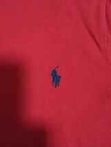 極美品PORO RALPH LAUREN ポロラルフローレンポロシャツ 赤　表示サイズS 日本サイズM_画像4