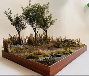  geo llama final product 1/35 forest. rock place original made exhibition pcs 