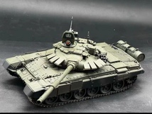ロシア連邦軍 1/35スケール T72B 主力戦車 塗装済完成品 _画像4
