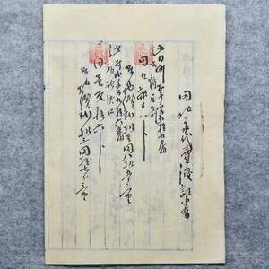 古文書 明治十七年 田地永代売渡証券 最上郡 山形県 手彫印紙 不動産 土地 関係資料