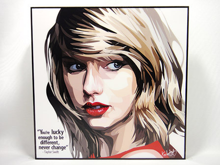 [新第 10 名] 波普艺术面板 Taylor Swift, 艺术品, 绘画, 肖像