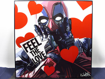 [Nuevo No. 147] Panel de arte pop Deadpool American Comics, Obra de arte, Cuadro, Retratos