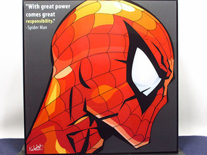 Art hand Auction [Новый №224] Поп-арт-панно «Человек-паук Мстители», произведение искусства, Рисование, Портреты