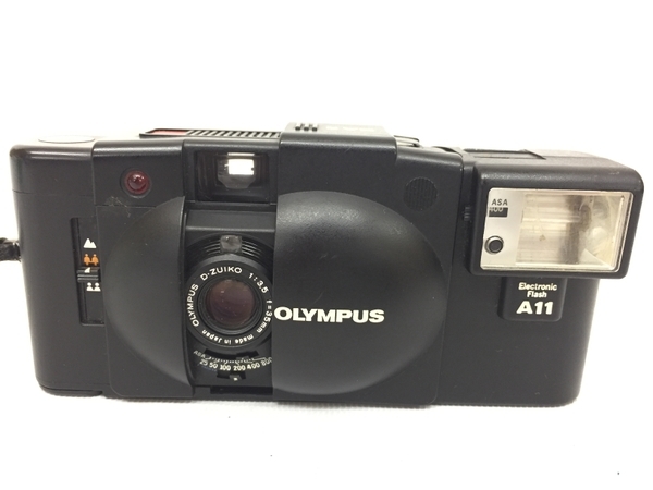 ○ジャンク OLYMPUS オリンパス XA2 A11 レッド 赤色 本体 コンパクト