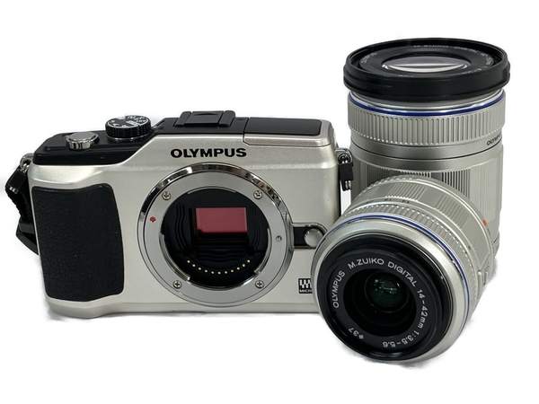 ヤフオク! 2 ダブルレンズオリンパス ミラーレス一眼の