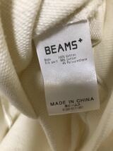 ◆【人気】BEAMS PLUS ビームス プラス/ カットオフ ショートスリーブ スウェットTシャツOFF-WHITE M size_画像4