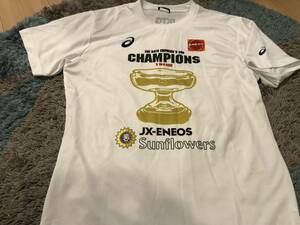 JX　ENEOS　サンフラワーズ　優勝記念Tシャツ　asics