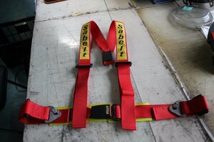 #158 [ cheap * beautiful goods ][ price cut * selling out ]*sa belt seat belt 2 -inch 3 point type *