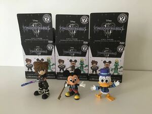 KINGDOM HEARTS(ディズニー)フィギュア３個セット /ミッキーマウス・ドナルドダック/FUNKO (ファンコ )