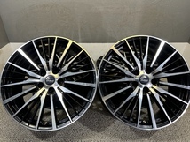 社外品 19×8J 5H PCD 114.3 OFFSET +48 4本 804 アルミホイール(沖縄県・離島は発送不可)_画像1