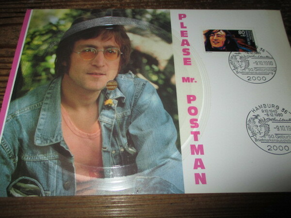 john lennon / please mr. postman (RAREソノシート送料込み!!)