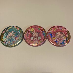 映画プリキュア 缶バッジセット(キュアスター、キュアミルキー、キュアグレース)