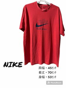 NIKE レッド Tシャツ 値下げ メンズ レディース