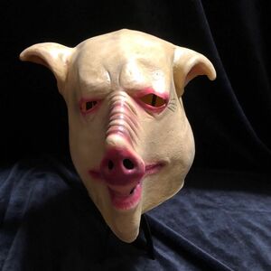 豚　ハロウィン　お面　仮面　仮装　ホラー　リアル　動物　かぶり物　マスク　着ぐるみ　アニマル