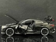 BMW M4クーペ 1/32 ミニカー　ブラック H144_画像10