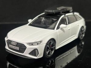 アウディAudi RS6 Avant ミニカー 1/32 ホワイト H140