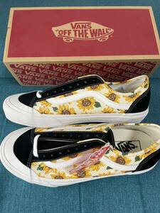 バンズ　vans サンフラワー　貴重　28cm THE WALL スケーター　向日葵カラー