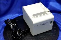 ◆2台入荷◆ EPSON/エプソン サーマルレシートプリンタ ★TM-T90Ⅱ/USB・LAN接続・58mm幅★ 45484Y_画像1