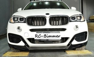 ●BMW F16 X6 LSUV Mスポーツ用 Mパフォーマンスタイプ カーボンフロントスポイラー/カーボンリップ/バンパーリップ/PERFORMANCE