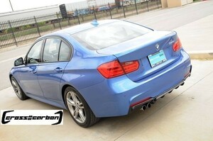 ●BMW E90/E91 Mスポーツ用 パフォーマンスカーボンディフューザー2本出仕様/ディフェーザー/セダン/ツーリング/320/323/328/335/340/