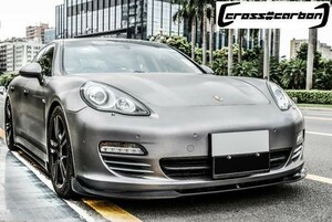 ●ポルシェ970パナメーラ09～13用フロントカーボンスポイラー/GTS/ターボ/ターボS/S/ディーゼル/PORSCHE/最安値挑戦/カーボンリップ/