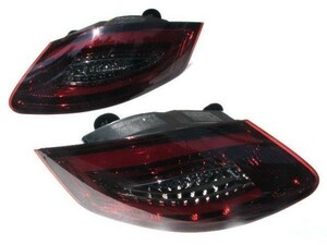 ●ポルシェ 987 ケイマン 05～09年用新型 LEDクリアテールライト/スモークタイプ/レッドクリスタル