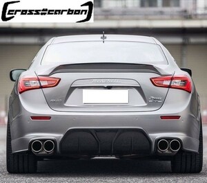 ●マセラティ ギブリ用PPM500タイプ カーボントランクスポイラー/リアスポイラー/リアウイング/本物カーボン/人気商品/MASERATI/GHIBLY