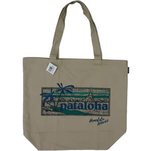 Patagonia Pataloha Sign Canvas Bag Honolulu 新品　パタゴニア パタロハ キャンバス トートバッグ Hawaii ハワイ ホノルル 限定 Tote