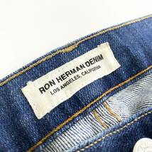 Ch19 アメリカ製 RON HERMAN DENIM ロンハーマンデニム デニムパンツ サイズ25 ブルー レディース スキニーデニム ボトムス パンツ_画像5