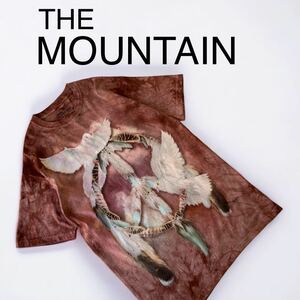 THE MOUNTAIN VINTAGE Tシャツ タイダイ ドリームキャッチャー ハト ピースマーク ビンテージ マウンテン リアル アニマル アメリカ購入