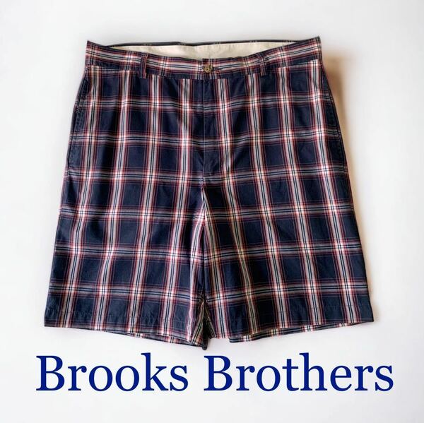 BROOKS BROTHERS チェック柄 コットン ショートパンツ ハーフパンツ 短パン ショーツ チェック柄 ゴルフウェア ブルックスブラザーズ