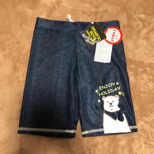 新品タグ付き 男の子 水着 スイムウェア 海水パンツ ボクサータイプ しろくま