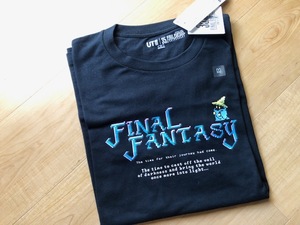 新品 未使用 UNIQLO ユニクロ FINAL FANTASY ファイナルファンタジー UT 半袖 Tシャツ 黒 ブラック 綿100％ メンズ サイズ M