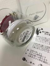 プリザーブドフラワー ドライフラワー 薔薇 バラ トーエー　ピュアフラワー　レッド_画像4