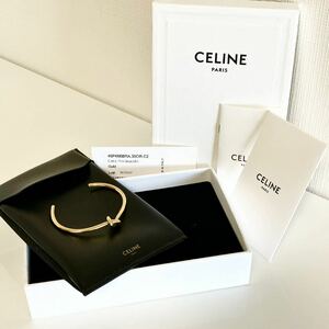 激レア☆CELINE セリーヌ ノットバングル ゴールド