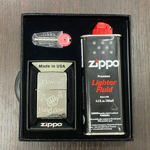 9665 ZIPPO ジッポー Hawaii Hang Loose ライター燃料付き未使用品 U60