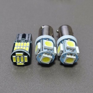 爆光！BNR34 スカイラインGT-R ルームランプ 3個セット T10 LED ホワイト ニッサン 日産 /26/t31