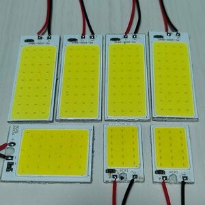 C25 セレナ 超爆光！T10 LED ルームランプ 7点セット COB 全面発光 ホワイト 日産 /c36/24/c18