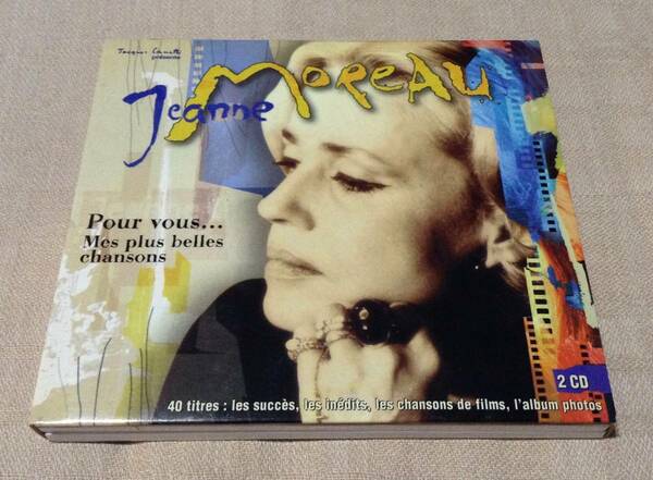 ジャンヌ・モロー/Jeanne Moreau「Pour Vous... Mes Plus Belles Chansons」2枚組ベスト