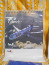 ♪カレンダー新品未開封航空関係３種４個セットFedEx2016＆ソラシドエア2015＆ANACargo2016_画像2