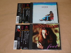 グレン・ヒューズ CD2枚セット　/　フィール　/　フロム・ナウ・オン　/　Glenn Hughes　/　帯付き