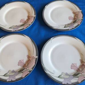 送料無料★★ノリタケ NEW DECADE ニューディケイド ケーキ皿 4枚セット ★