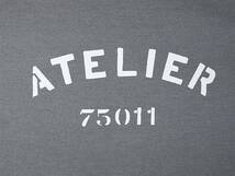 未使用 タグ付き Maison Margiela メゾンマルジェラ ATELIER アトリエ 半袖 クルーネック Tシャツ 48 グレー トップス イタリア製_画像4