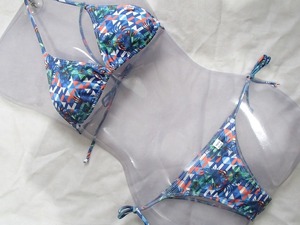 bra42 *[ new goods ] price cut bikini s Brazil simple b radio-controller Lien bikini pa-m tree pattern 111 S *