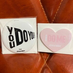 【最終値下げ・新品未開封】Snow Man「i DO ME」購入特典 缶ミラー＆付箋セット