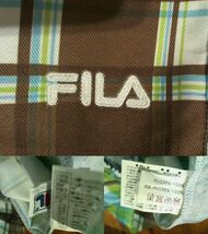 ☆微難有☆フィラ☆FILA☆メンズ水着 海水パンツ 海パン サーフパンツ ボードパンツ LL 黄緑 青 こげ茶 チェック柄_画像6