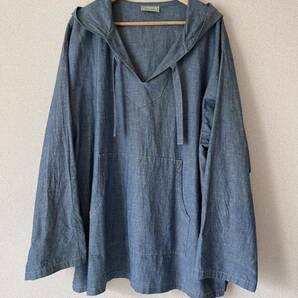 mexipa コットンシャンブレーメキシカンパーカー 美品 HOODIE SHIRT メキパ mexican parker 綿