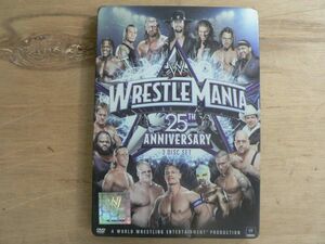 s DVD WWE レッスルマニア WrestleMania 25th ANNIVERSARY 3枚組