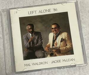 【ジャズCD】 MAL WALDRON JACKIE MCLEAN (マル・ウォルドロン ジャッキー・マクリーン) 『LEFT ALONE '86』FKCP30287/CD-16437